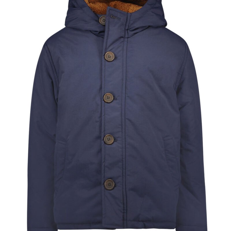 Like Flo Jongens winterjas met capuchon - Abel - Navy blauw Like FLO Jongens winterjas met capuchon - Abel - Navy blauwMateriaal 100% RPE