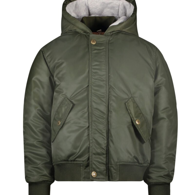 Like Flo Jongens winterjas piloot met capuchon - Arte - Army groen Like FLO Jongens winterjas piloot met capuchon - Arte - Army groenMateriaal 100% RPE