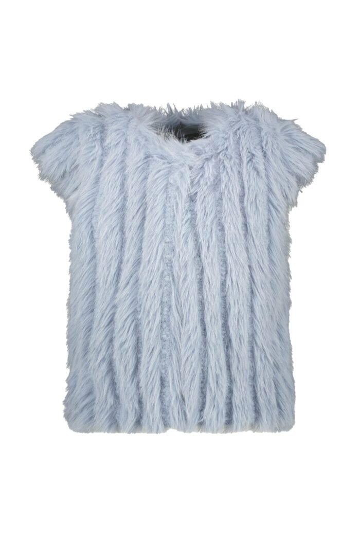 Like Flo Meisjes bodywarmer fur - Doutze - Lt denim Like Flo Meisjes bodywarmer fur - Doutze - Lt denimMateriaal 100%PE