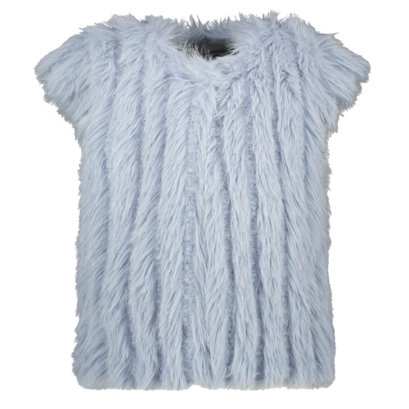 Like Flo Meisjes bodywarmer fur - Doutze - Lt denim Like Flo Meisjes bodywarmer fur - Doutze - Lt denimMateriaal 100%PE