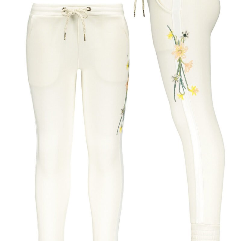 Like Flo Meisjes broek geborduurd - Off white Like FLO Meisjes broek geborduurd - Off whiteMateriaal 70% cotton 30% polyester