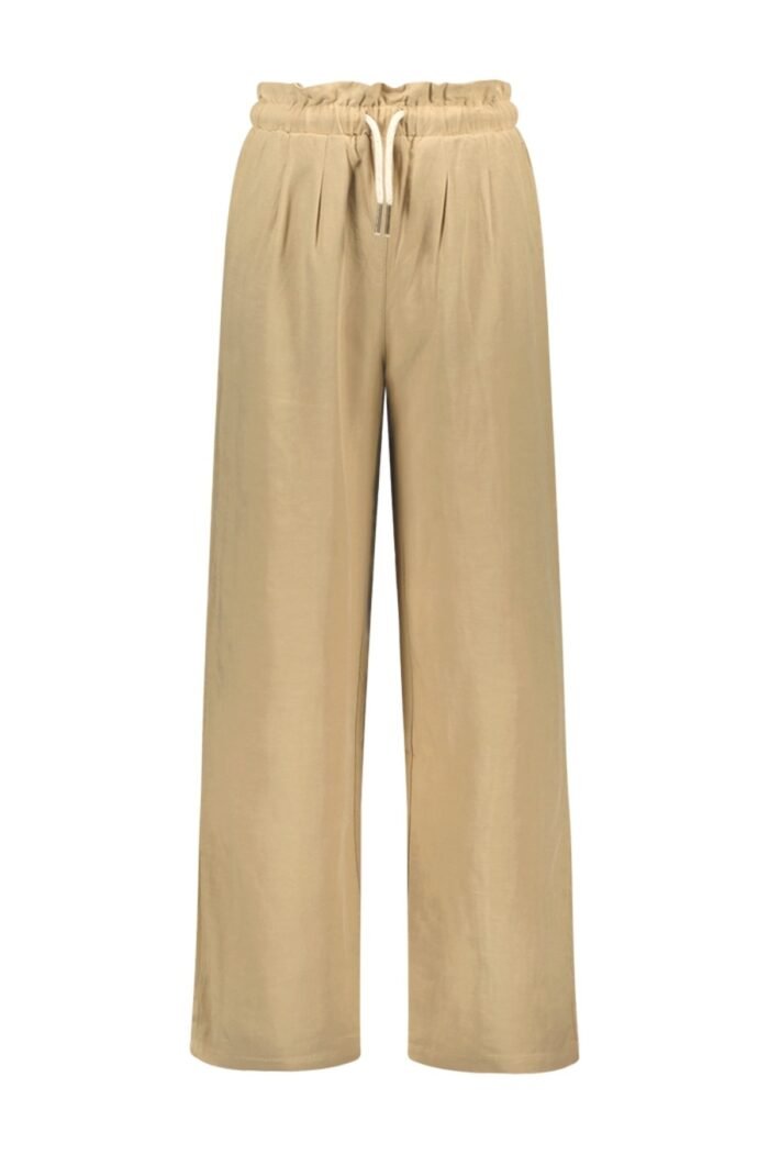 Like Flo Meisjes broek linnen wide leg - Champagne Like FLO Meisjes broek linnen wide leg - ChampagneMateriaal 65% VI 35% LI