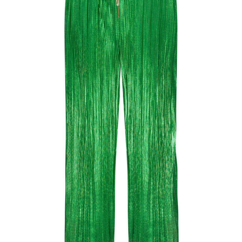Like Flo Meisjes broek metallic plisse - Groen metallic Like Flo Meisjes broek metallic plisse - Groen metallicMateriaal 95%PE 5%EA