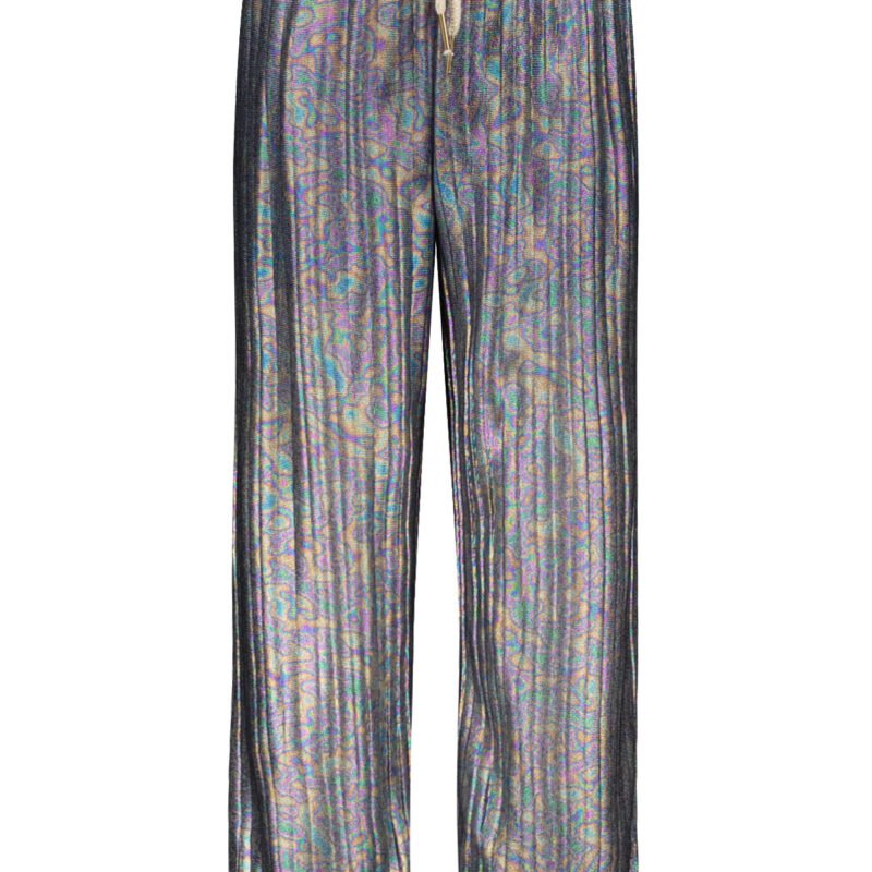 Like Flo Meisjes broek metallic plisse - Oil Like Flo Meisjes broek metallic plisse - OilMateriaal 95%PE 5%EA