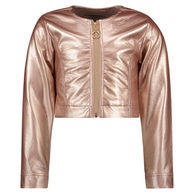 Like Flo Meisjes jasje nep leer - Roze Like FLO Meisjes jasje nep leer - RozeMateriaal 100% PE