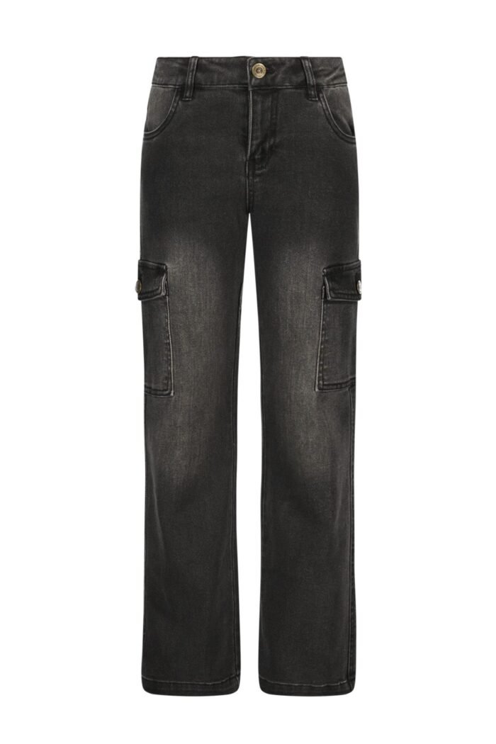 Like Flo Meisjes jeans broek - Fienne - Zwart Like Flo Meisjes jeans broek - Fienne - ZwartMateriaal 98%CO 2%EA
