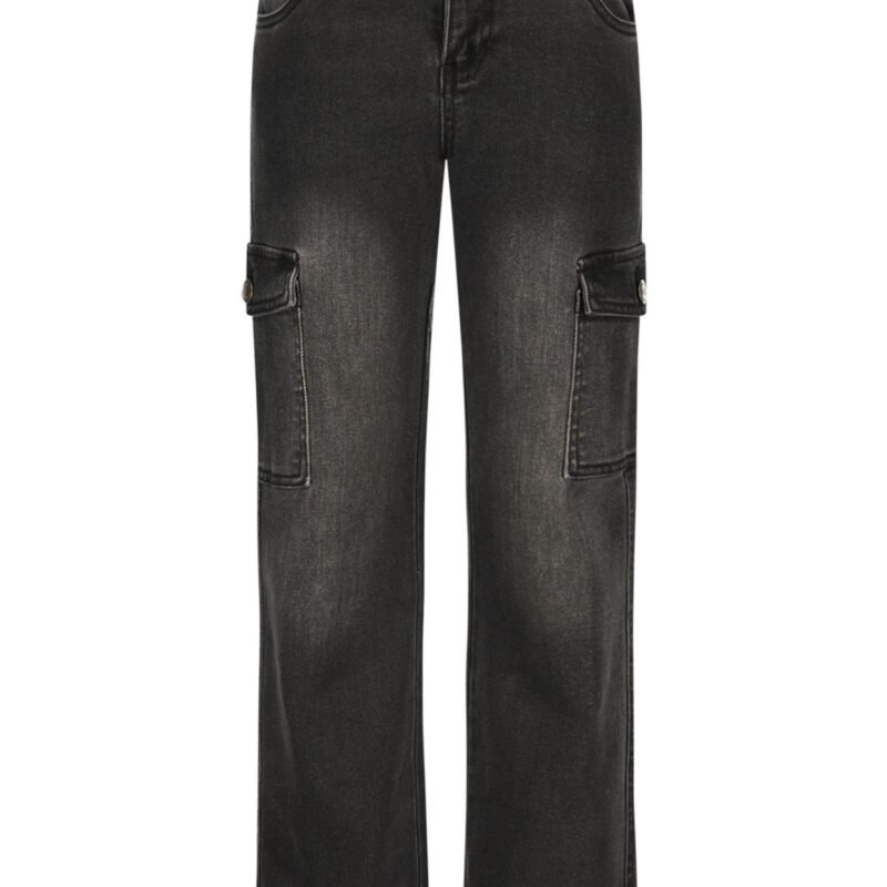 Like Flo Meisjes jeans broek - Fienne - Zwart Like Flo Meisjes jeans broek - Fienne - ZwartMateriaal 98%CO 2%EA