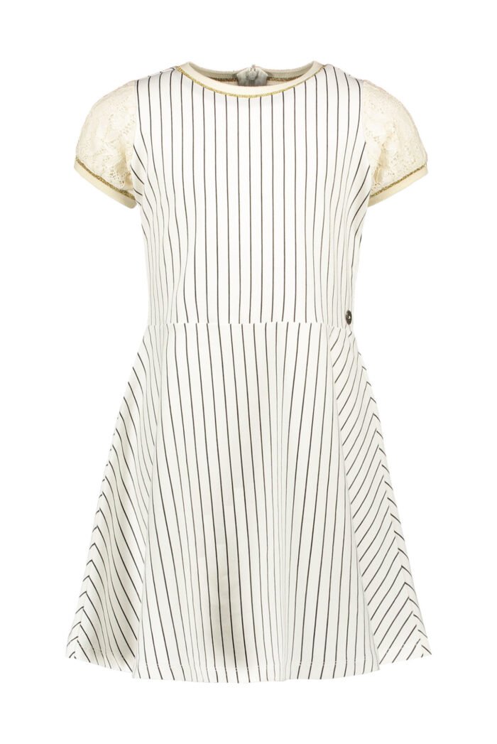 Like Flo Meisjes jurk - Gestreept Like FLO Meisjes jurk - Gestreept_x000D_Materiaal 75% cotton 25% polyester