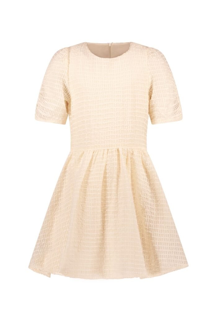 Like Flo Meisjes jurk puffy mouw - Geruit Like FLO Meisjes jurk puffy mouw - GeruitMateriaal 100% CO