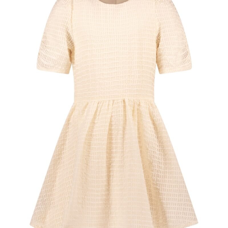 Like Flo Meisjes jurk puffy mouw - Geruit Like FLO Meisjes jurk puffy mouw - GeruitMateriaal 100% CO