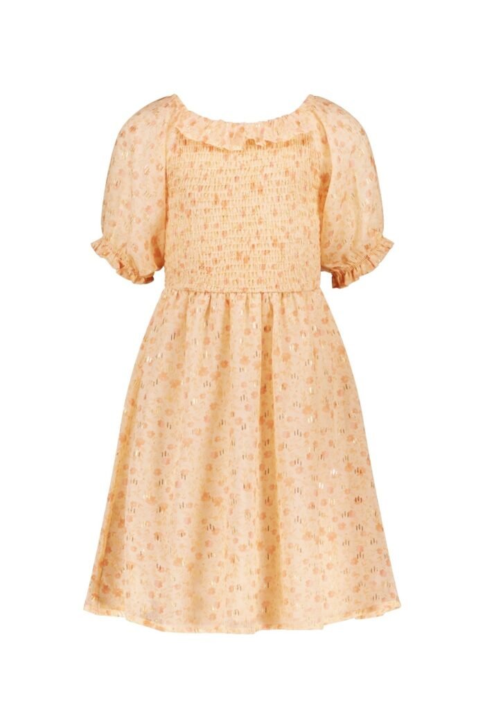 Like Flo Meisjes jurk smock chiffon bloemen - Bloemen Like FLO Meisjes jurk smock chiffon bloemen - BloemenMateriaal 100% PE