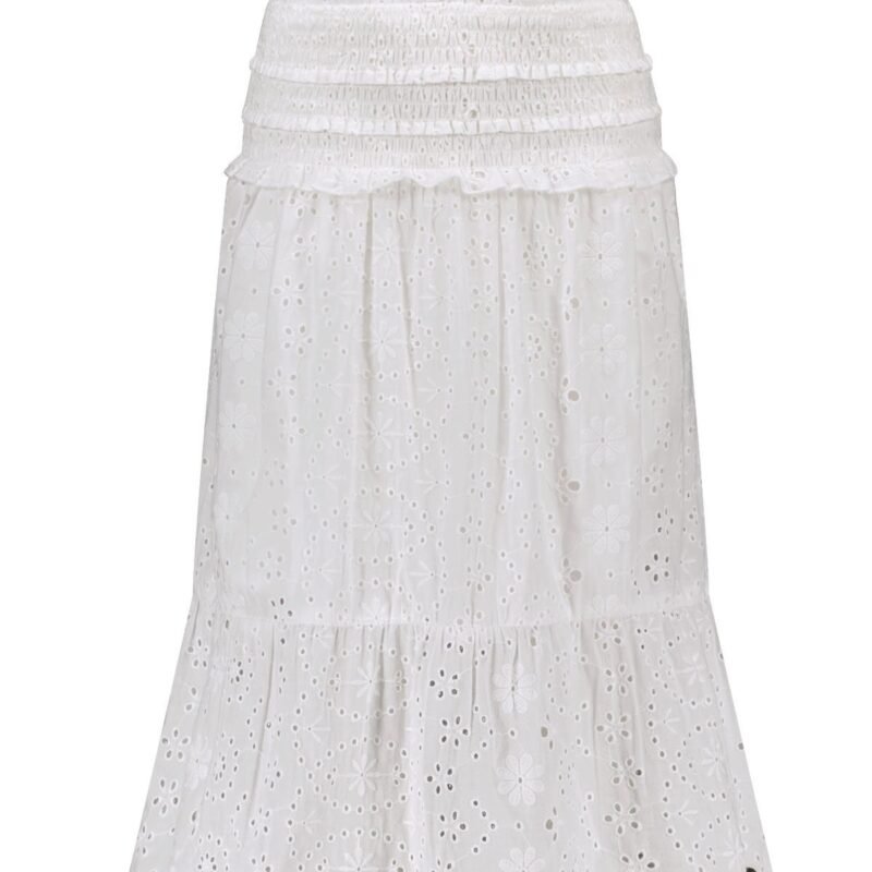 Like Flo Meisjes maxi rok broidery anglais Like FLO Meisjes maxi rok broidery anglaisMateriaal 100% katoen