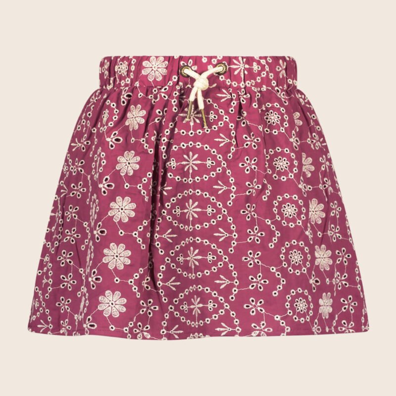 Like Flo Meisjes rok broidery anglais bloemen Like FLO Meisjes rok broidery anglais bloemenMateriaal 100% katoen