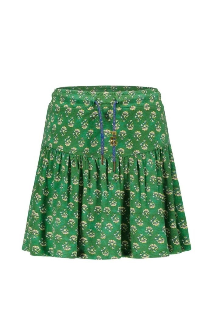 Like Flo Meisjes rok crepe - Groen bloemen Like FLO Meisjes rok crepe - Groen bloemen95% VI 5% EA