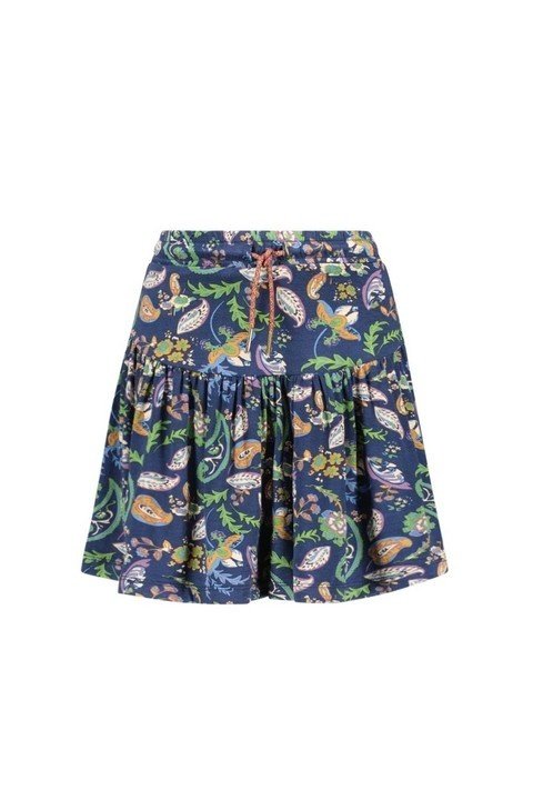 Like Flo Meisjes rok crepe jersey AOP - Paisley Like Flo Meisjes rok crepe jersey AOP - PaisleyMateriaal 95%VI 5%EA
