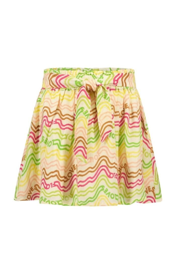 Like Flo Meisjes rok met riem - Regenboog Like FLO Meisjes rok met riem - Regenboog100% VI