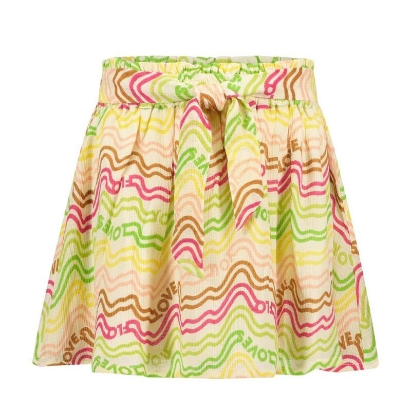 Like Flo Meisjes rok met riem - Regenboog Like FLO Meisjes rok met riem - Regenboog100% VI