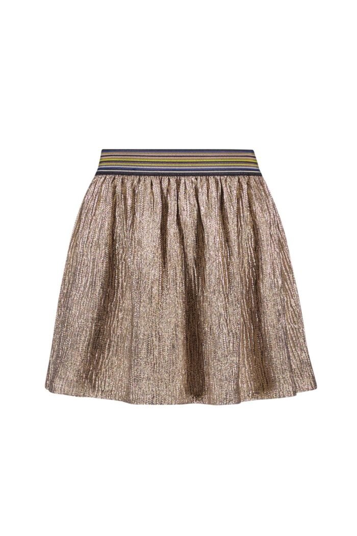 Like Flo Meisjes rok metallic print - Holly - Oud roze Like Flo Meisjes rok metallic print - Holly - Oud rozeMateriaal