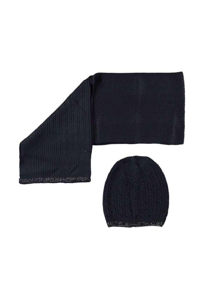 Like Flo Meisjes sjaal en muts - Navy blauw Like FLO Meisjes sjaal en muts - Navy blauw2000 100% acrylic