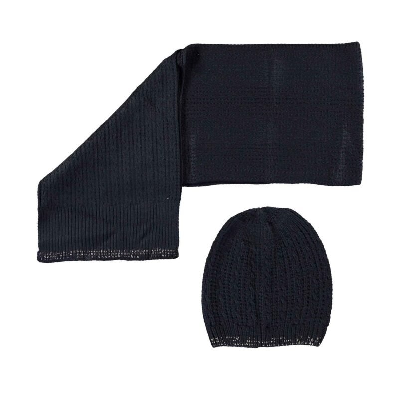 Like Flo Meisjes sjaal en muts - Navy blauw Like FLO Meisjes sjaal en muts - Navy blauw2000 100% acrylic