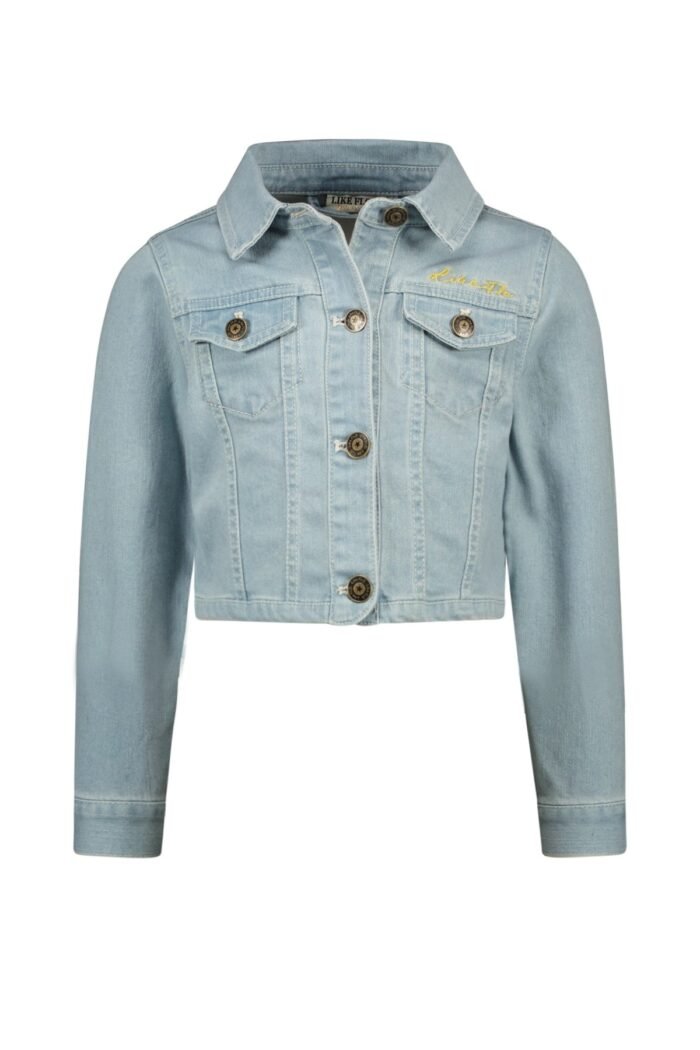 Like Flo Meisjes spijkerjasje - Denim Like FLO Meisjes spijkerjasje - DenimMateriaal 98% CO 2% EA
