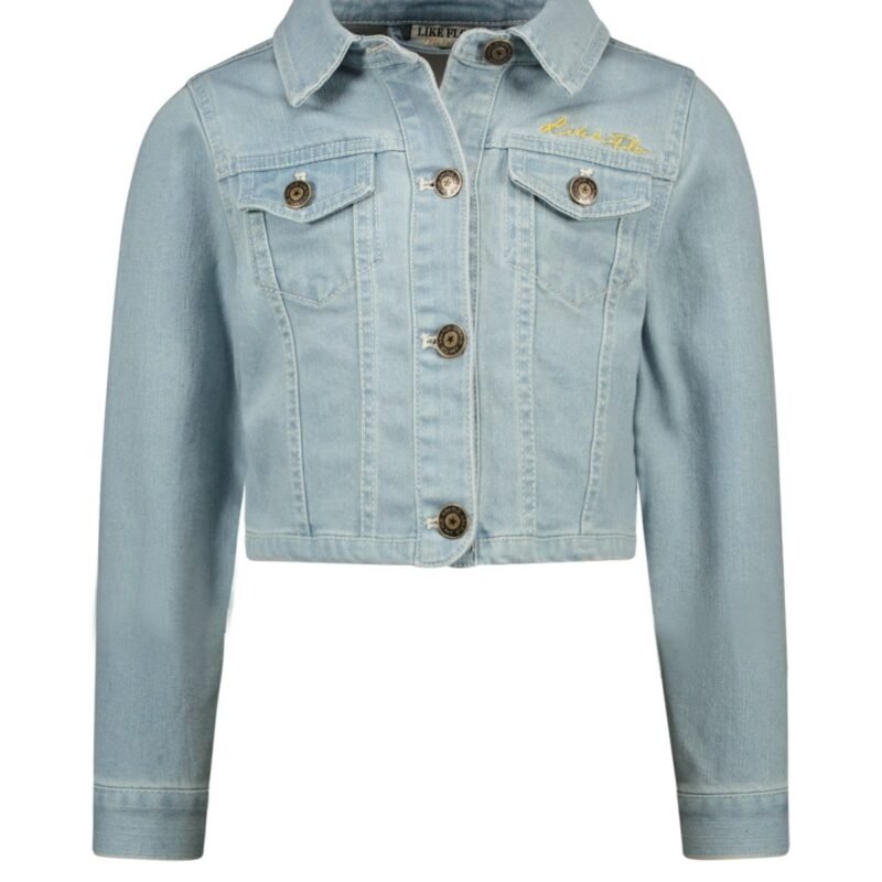 Like Flo Meisjes spijkerjasje - Denim Like FLO Meisjes spijkerjasje - DenimMateriaal 98% CO 2% EA