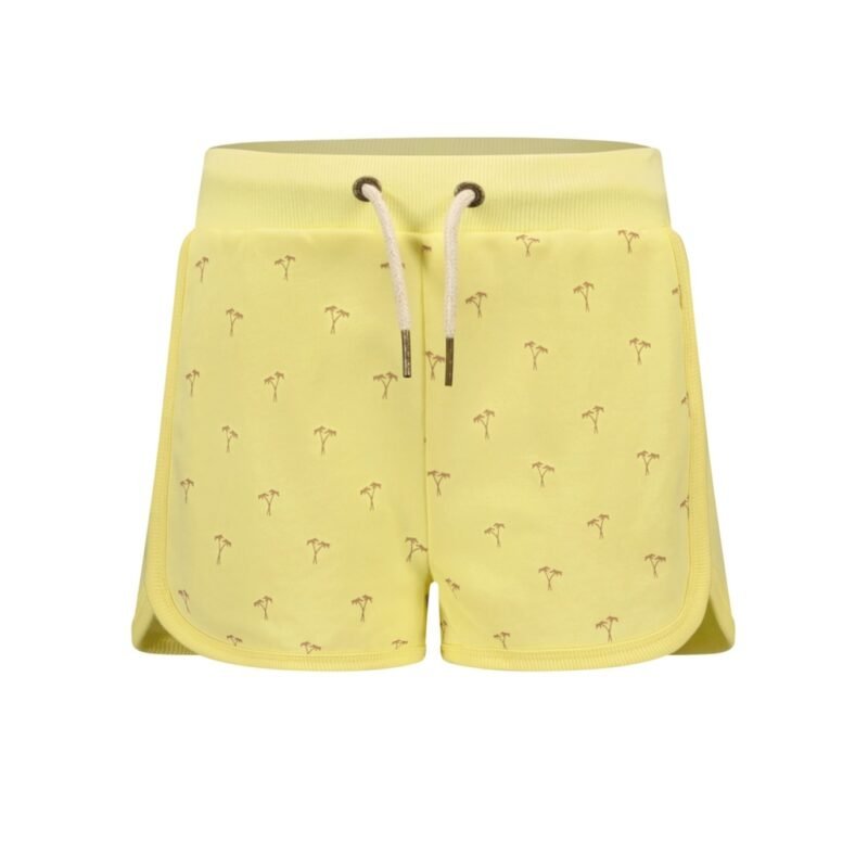 Like Flo Meisjes sweat short - Zacht geel Like FLO Meisjes sweat short - Zacht geel100% CO