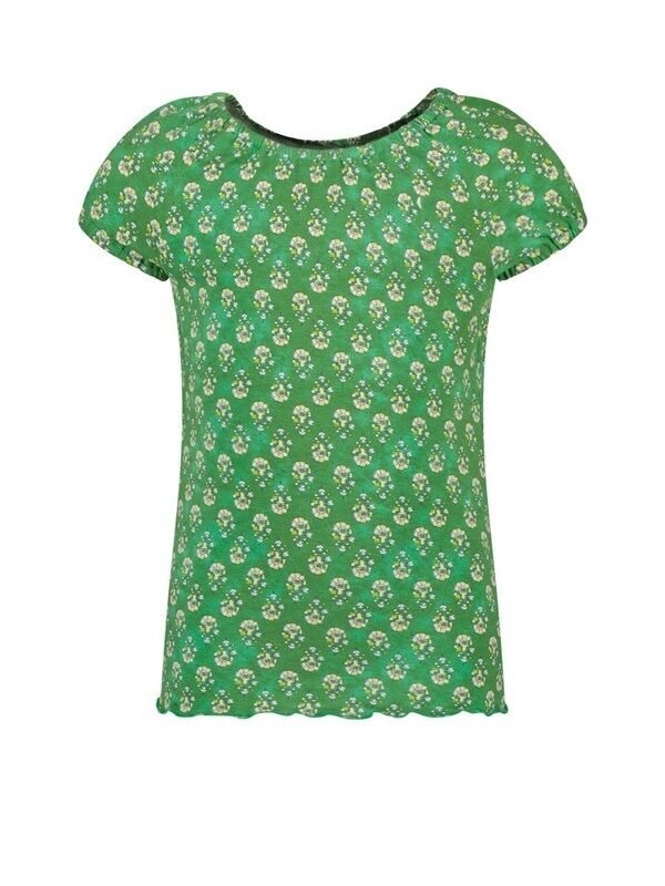 Like Flo Meisjes top crepe - Groen bloemen Like FLO Meisjes top crepe - Groen bloemen95% VI 5% EA