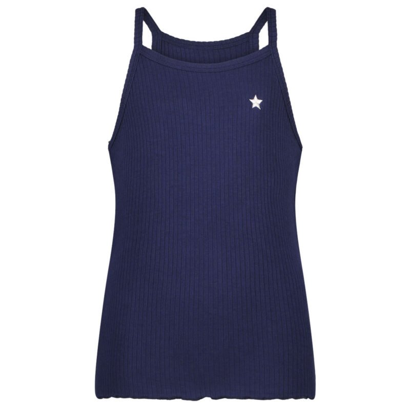 Like Flo Meisjes top rib - Navy blauw Like Flo Meisjes top rib - Navy blauwMateriaal 92%VI 8%EA