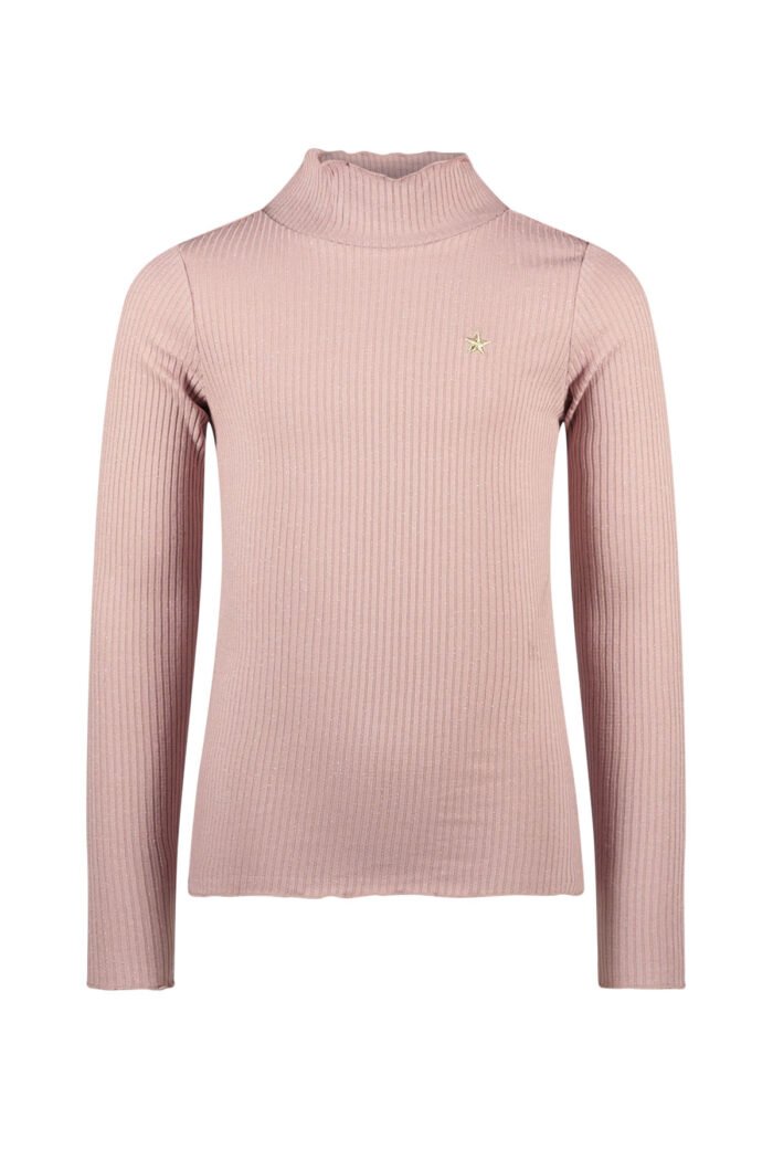 Like Flo Meisjes top rib lurex - Eef - Oud roze Like Flo Meisjes top rib lurex - Eef - Oud rozeMateriaal