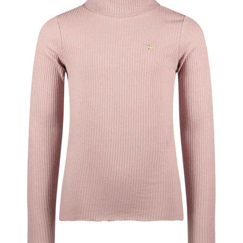 Like Flo Meisjes top rib lurex - Eef - Oud roze Like Flo Meisjes top rib lurex - Eef - Oud rozeMateriaal