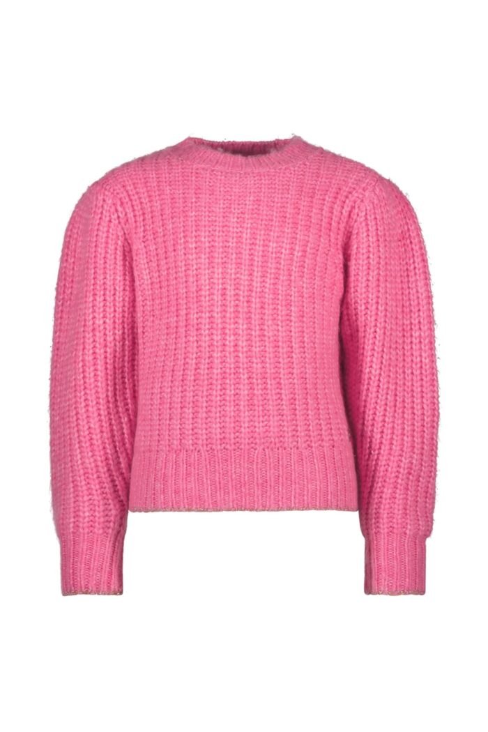 Like Flo Meisjes trui gebreid - Door - Helder roze Like Flo Meisjes trui gebreid - Door - Helder rozeMateriaal 52%PE 38%PAN 10%VI