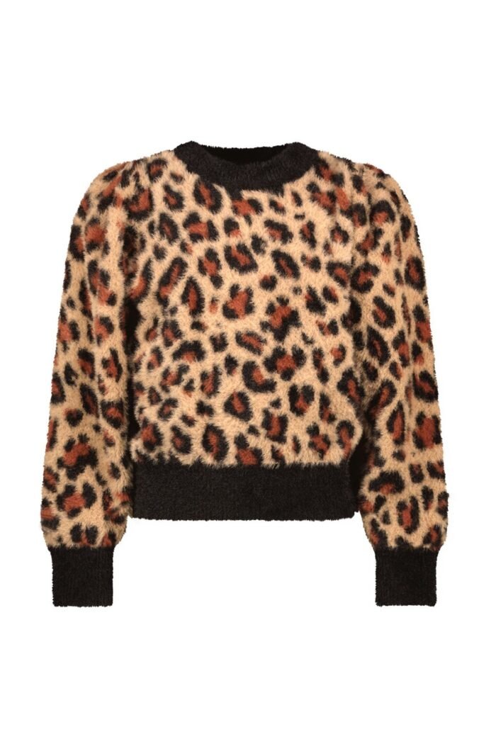 Like Flo Meisjes trui gebreid jacquard - Door - Animal Like Flo Meisjes trui gebreid jacquard - Door - AnimalMateriaal 65%PA 29%CO 6%WO