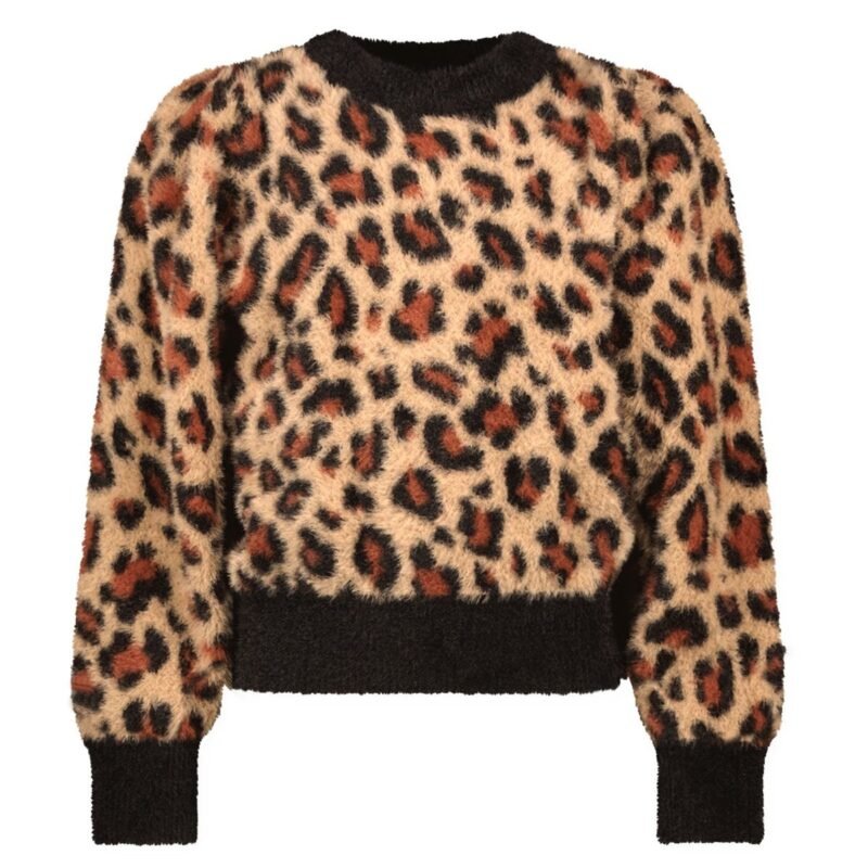 Like Flo Meisjes trui gebreid jacquard - Door - Animal Like Flo Meisjes trui gebreid jacquard - Door - AnimalMateriaal 65%PA 29%CO 6%WO