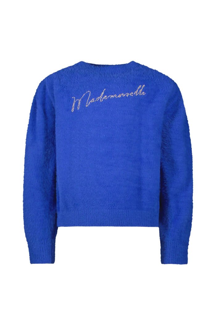 Like Flo Meisjes trui gebreid lurex & embroidery - Dunya - Kobalt blauw Like Flo Meisjes trui gebreid lurex & embroidery - Dunya - Kobalt blauwMateriaal 65%PA 29%CO 6%WO