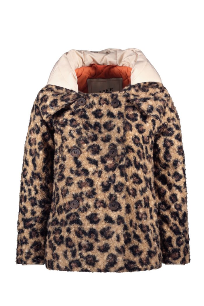 Like Flo Meisjes winterjas met capuchon - Alexa - Hazelnoot panter Like FLO Meisjes winterjas met capuchon - Alexa - Hazelnoot panterMateriaal 100% PE