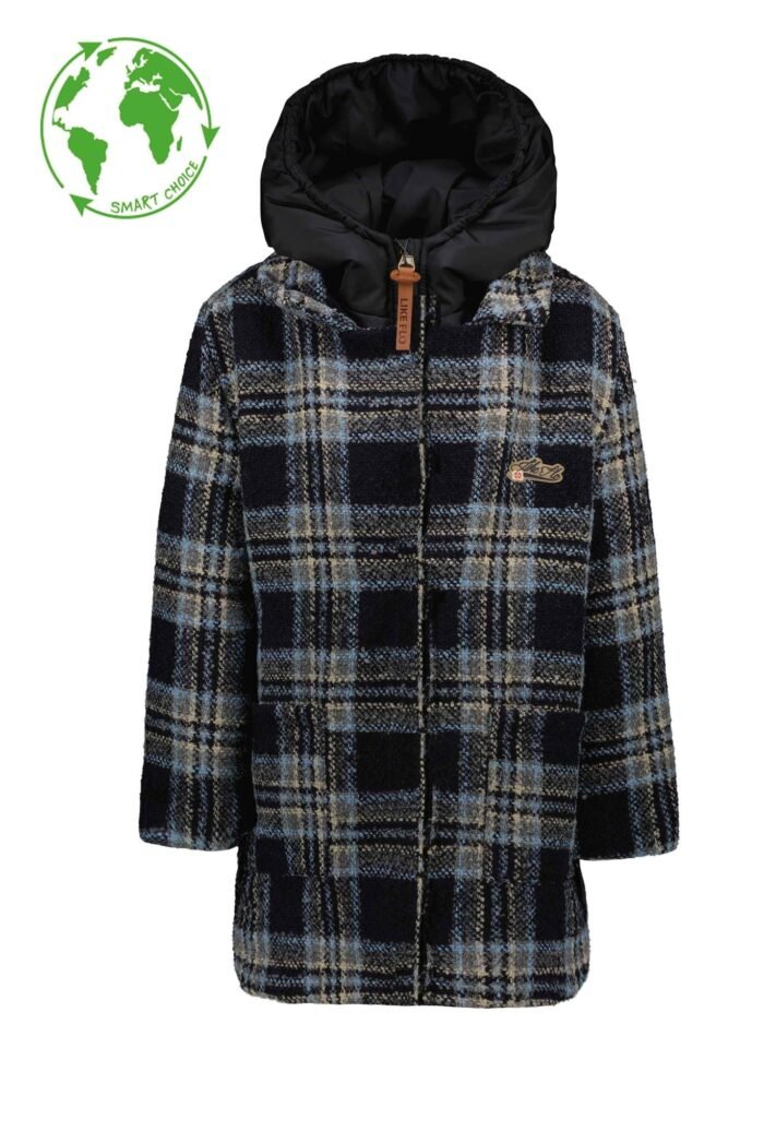 Like Flo Meisjes winterjas parka - Geruit Like FLO Meisjes winterjas parka - Geruit1000 100% polyester