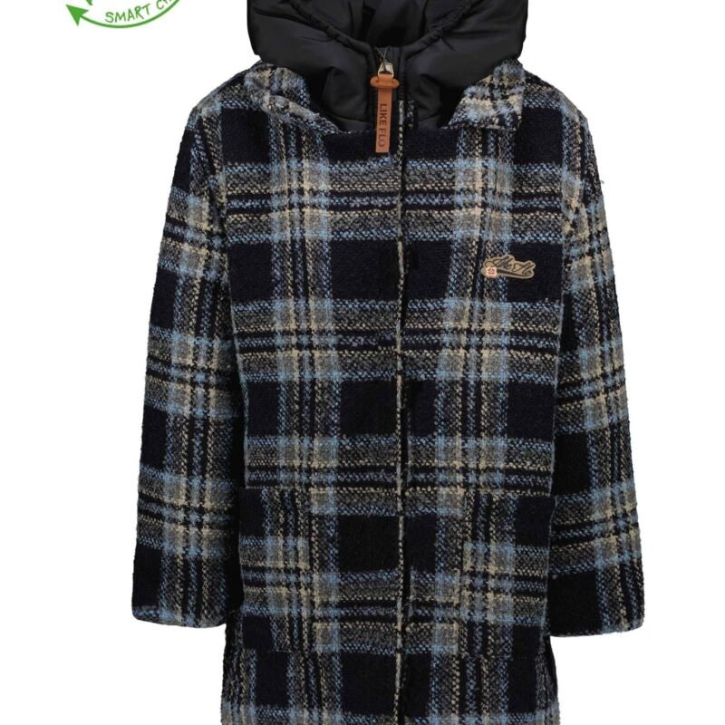 Like Flo Meisjes winterjas parka - Geruit Like FLO Meisjes winterjas parka - Geruit1000 100% polyester