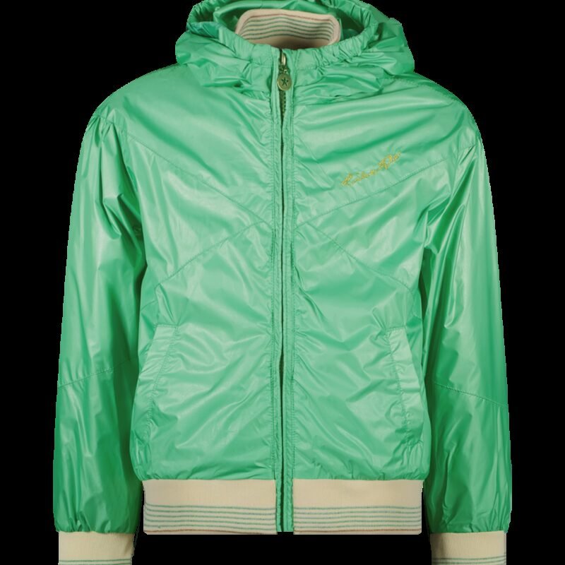 Like Flo Meisjes zomerjas met capuchon - Groen Like Flo Meisjes zomerjas met capuchon - GroenMateriaal 100%PA