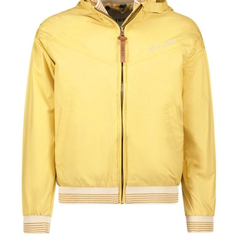 Like Flo Meisjes zomerjas met capuchon - Honey Like FLO Meisjes zomerjas met capuchon - Honey100% PE