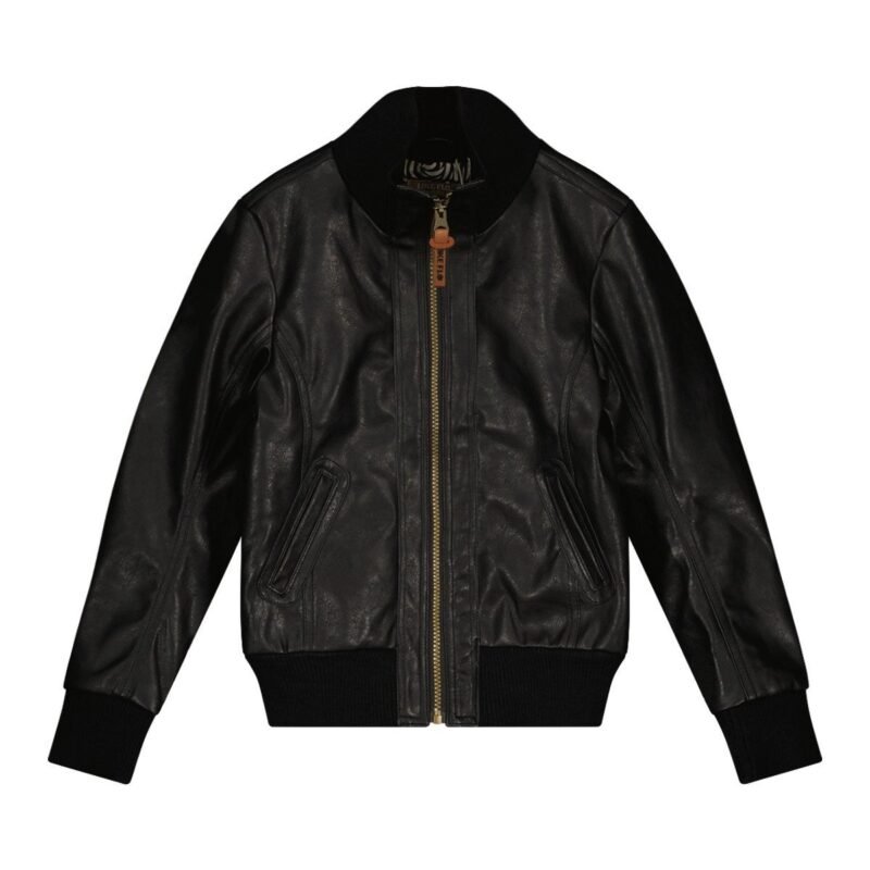 Like Flo Teens - Meisjes biker jasje PU - Alyssa - Zwart Like Flo Meisjes biker jasje PU - Alyssa - ZwartMateriaal 100%PU