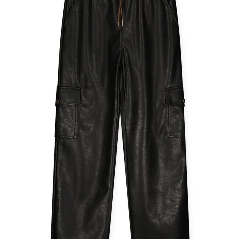 Like Flo Teens - Meisjes broek PU - Fast - Zwart Like Flo Meisjes broek PU - Fast - ZwartMateriaal 100%PU