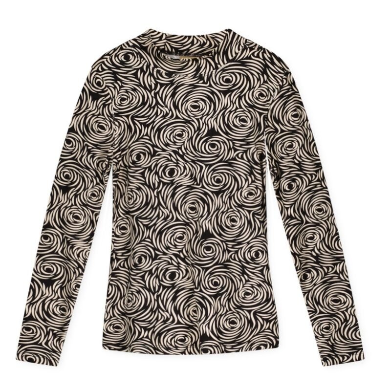 Like Flo Teens - Meisjes col trui viscose - Elin - Antraciet Like Flo Meisjes col trui viscose - Elin - AntracietMateriaal 95%VI 5%EA
