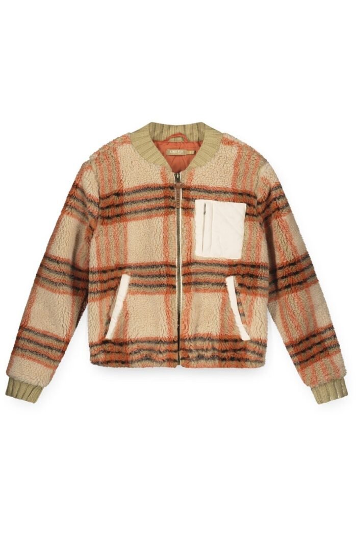 Like Flo Teens - Meisjes jasje teddy - Amber - Warm orange Like Flo Meisjes jasje teddy - Amber - Warm orangeMateriaal 100%PE