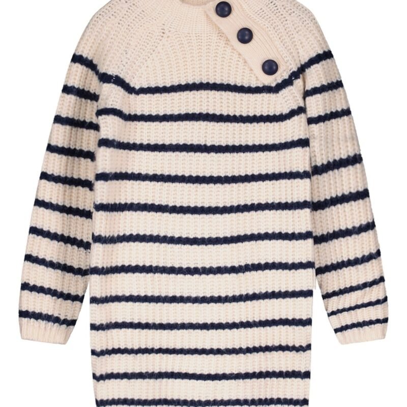 Like Flo Teens - Meisjes jurk gebreid - Maise - Kit Like Flo Meisjes jurk gebreid - Maise - KitMateriaal 50%RPE 45%PE 5%WO