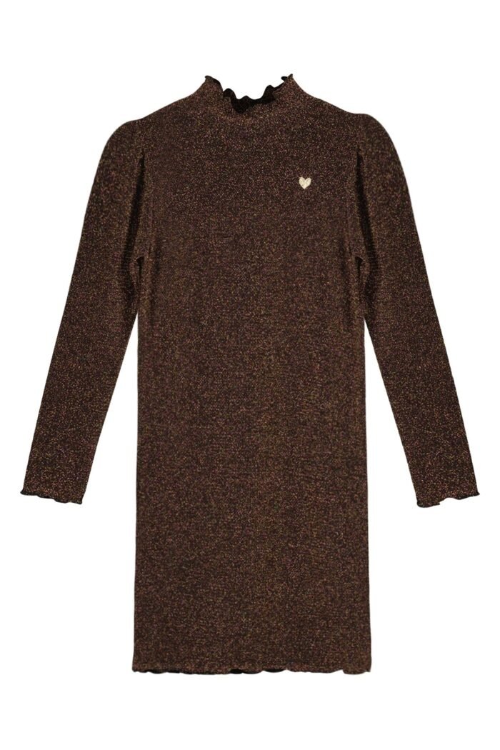 Like Flo Teens - Meisjes jurk lurex glitter - Moni - Multi Like Flo Meisjes jurk lurex glitter - Moni - MultiMateriaal 100% PE