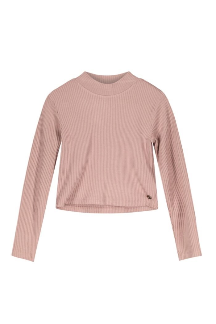 Like Flo Teens - Meisjes shirt rib melee - Elke - Lt roze Like Flo Meisjes shirt rib melee - Elke - Lt rozeMateriaal