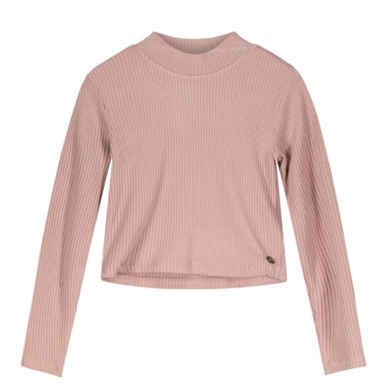 Like Flo Teens - Meisjes shirt rib melee - Elke - Lt roze Like Flo Meisjes shirt rib melee - Elke - Lt rozeMateriaal