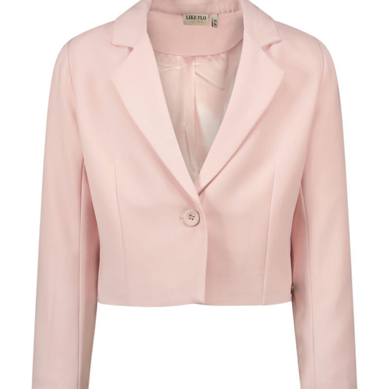 Like Flo Zomer blazer meisjes Licht roze - geweven Like FLO Zomer blazer meisjes Licht roze - gewevenMateriaal 100% polyesther