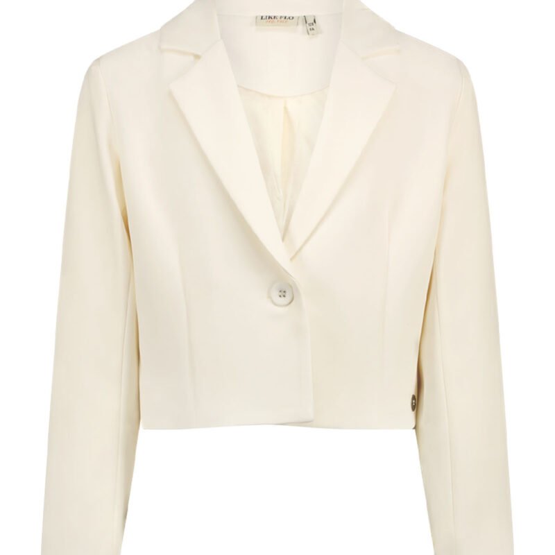 Like Flo Zomer blazer meisjes Off wit - geweven Like FLO Zomer blazer meisjes Off wit - gewevenMateriaal 100% polyesther
